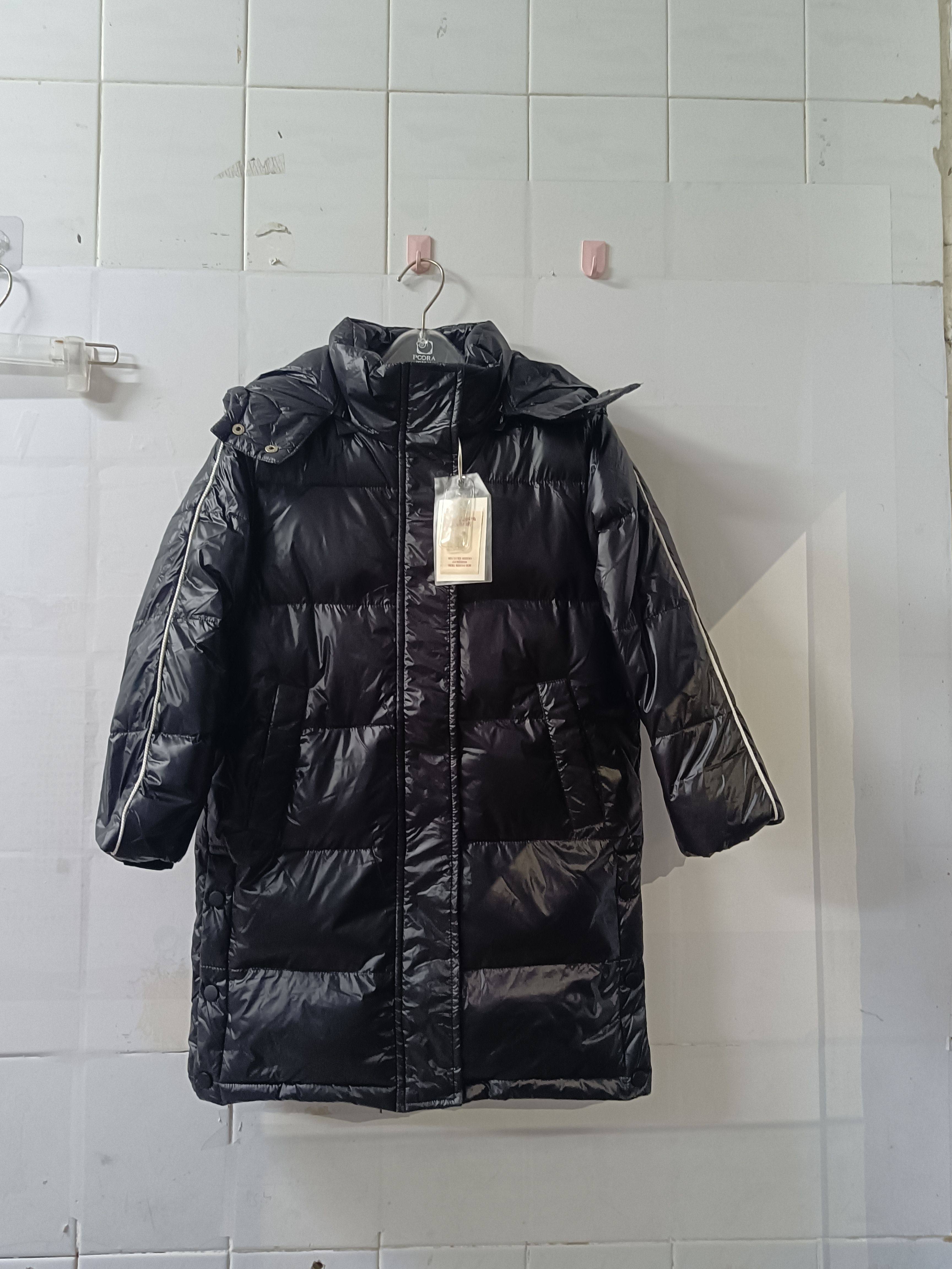 波比猪冬季男女童中长款羽绒服加厚保暖白鸭绒120.13.15.16没毛领