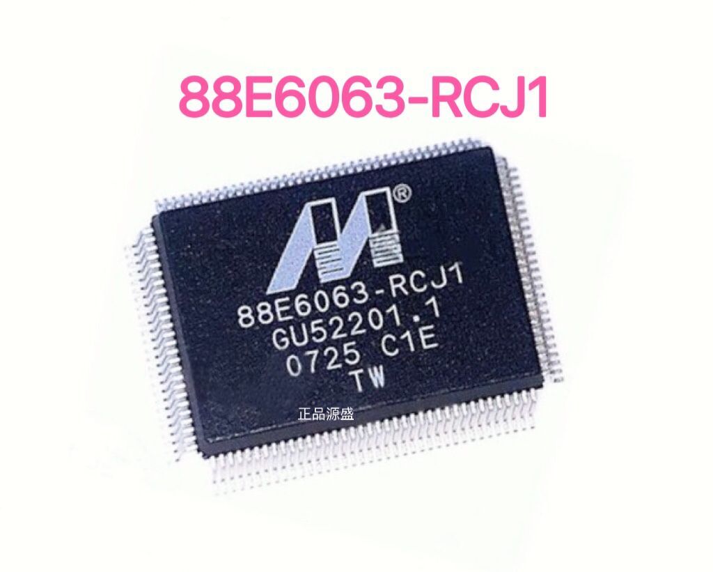 源盛 88E6063-RCJ1 88E6063-RCJI QFP128以太网交换IC