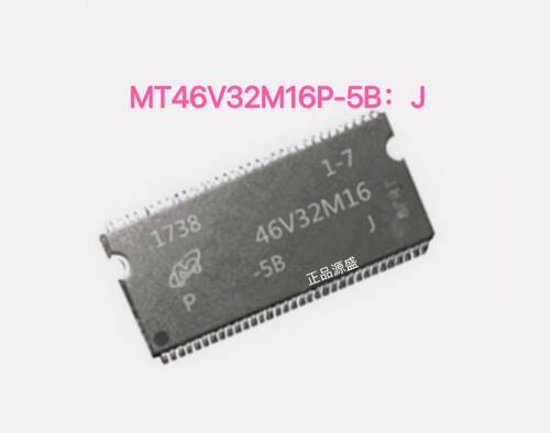 源盛MT46V32M16P-5B:J TSOP-66 512Mb DDR SDRAM内存存储芯片