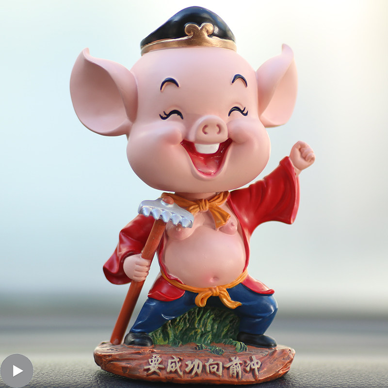 摇头小和尚观音保平安汽车摆件