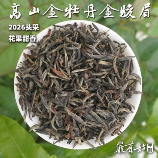 【高山头采·金牡丹金骏眉】2026春茶花香果香，醇厚鲜甜125g