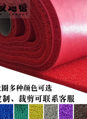 pvc加厚入户家用可剪裁塑料地毯