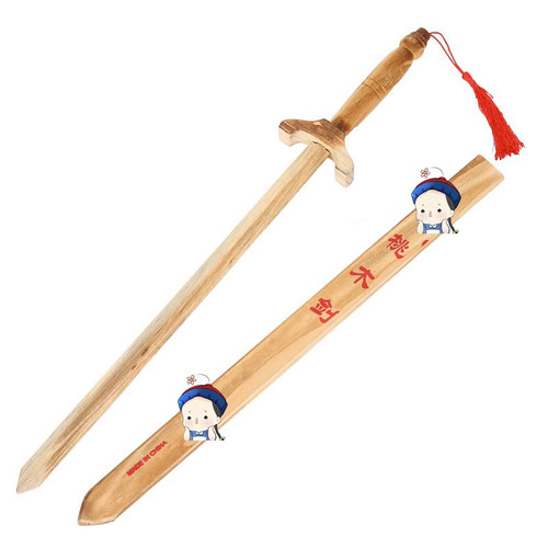 实木道士雷击桃木长剑角色扮演