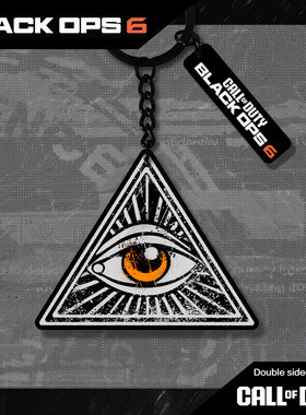 MW使命召唤COD21黑色行动6注视之下标牌钥匙扣通用周边挂件