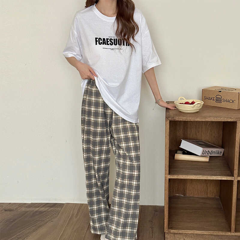 宽松200斤带胸垫睡衣家居服薄款