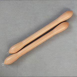 大鼓棒实木木质中国威风鼓棒战鼓锤堂鼓棒打红鼓槌龙舟鼓绸子一对