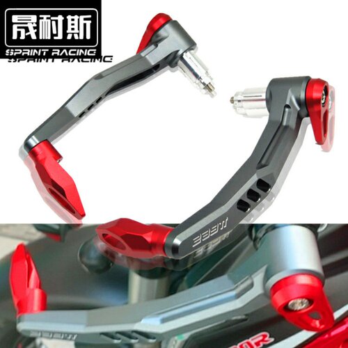 适用NMAX155 SMAX155 TMAX530改装刹车护手FORCE155牛角防摔护弓