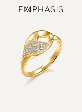 EMPHASIS艾斐诗「盛」系列18K黄色黄金钻石戒指95787R