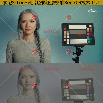 索尼S-Log3/S-Gamut3.Cine灰片色彩还原校准转换为Rec.709技术LUT
