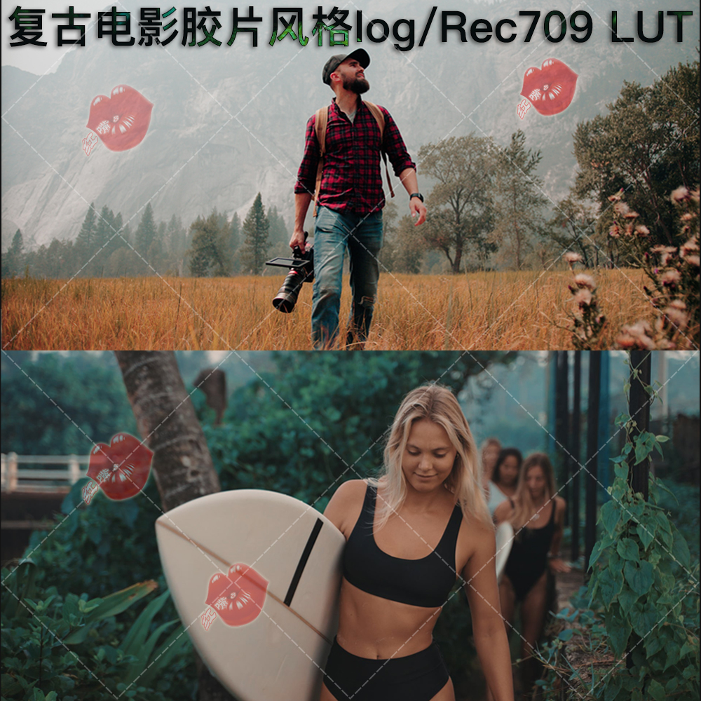 VINTAGE LUT Pack复古电影胶片质感高品质Log/Rec709风格调色LUTs