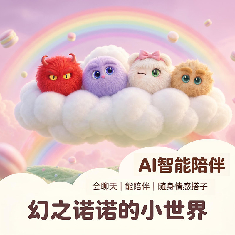 AI智能玩偶生日礼物包包挂件