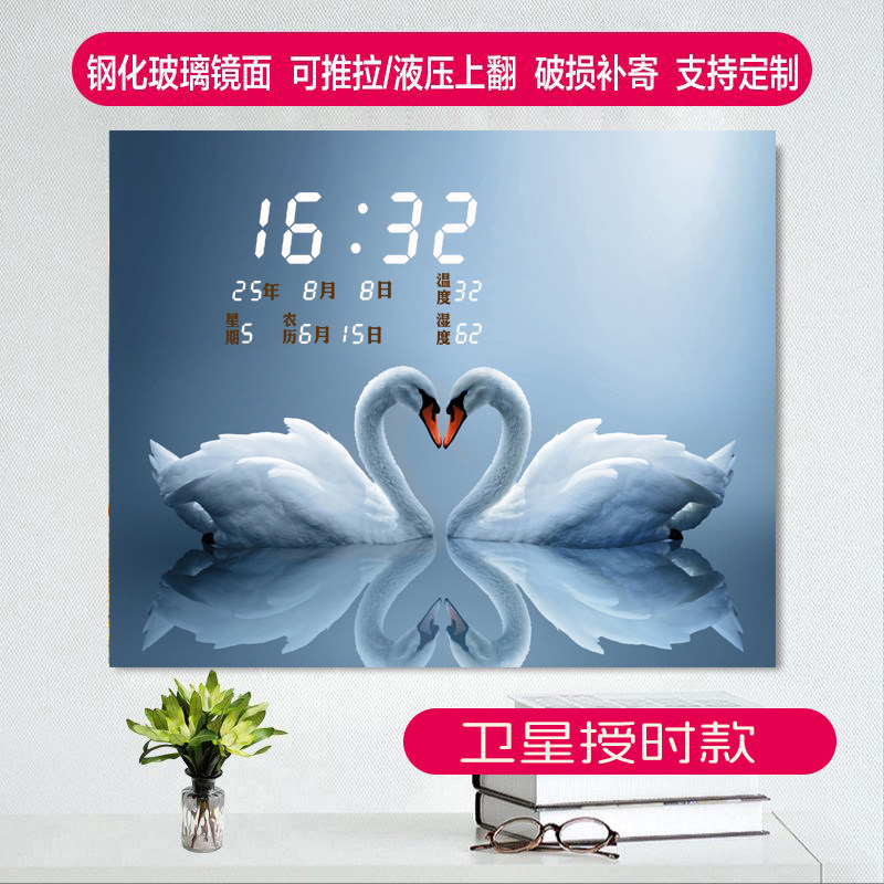 卫星授时电表箱万年历装饰画