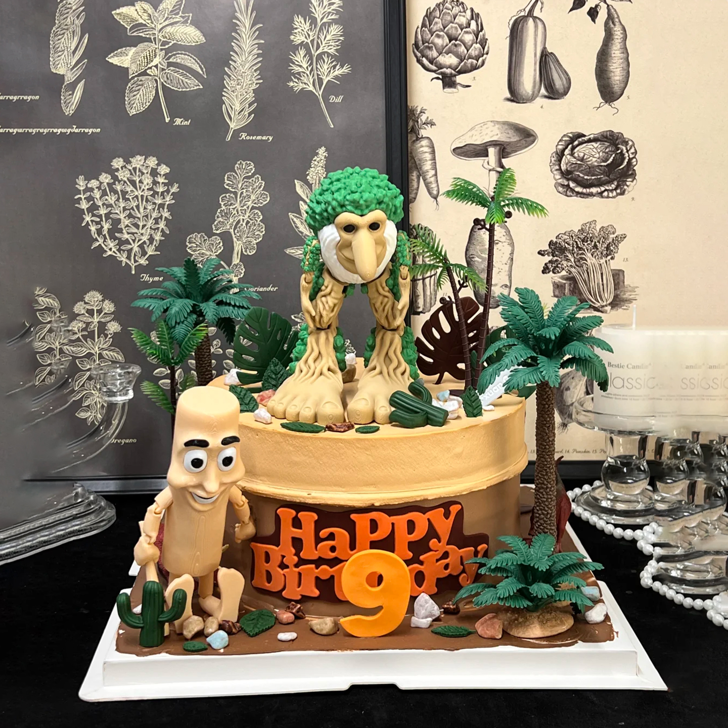 山海经系列蛋糕装饰摆件