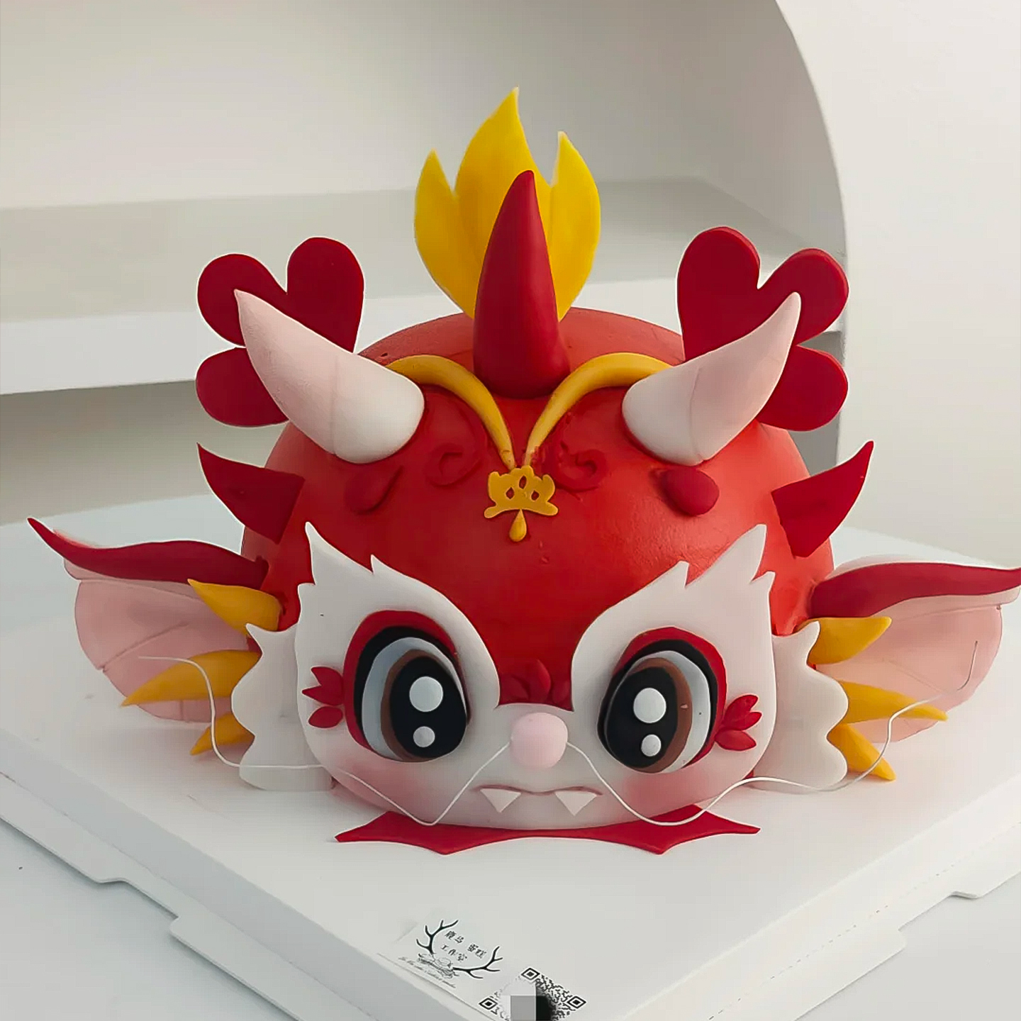 中式小青龙翻糖刻字切模龙宝宝