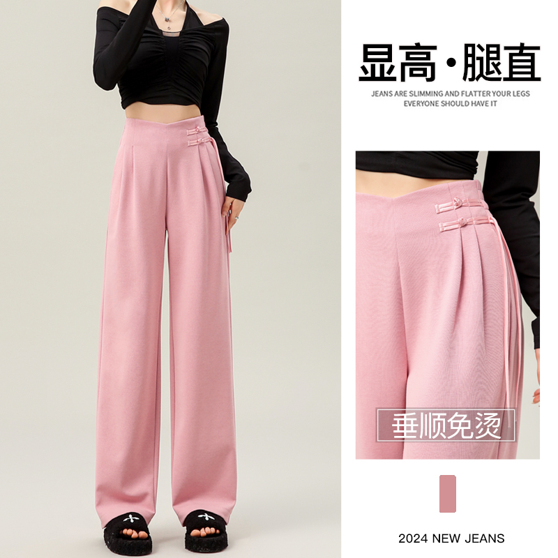 新中式裤子女春秋2025新款国风