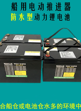 船用电动推进器用防水动力锂电池12V24V36V48V60V100-300AH足容量