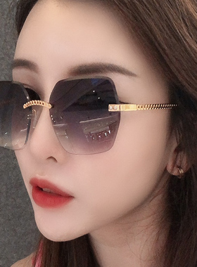 眼镜明星同款方形墨镜女夏圆脸大脸显瘦太阳镜防紫外线强光高级感