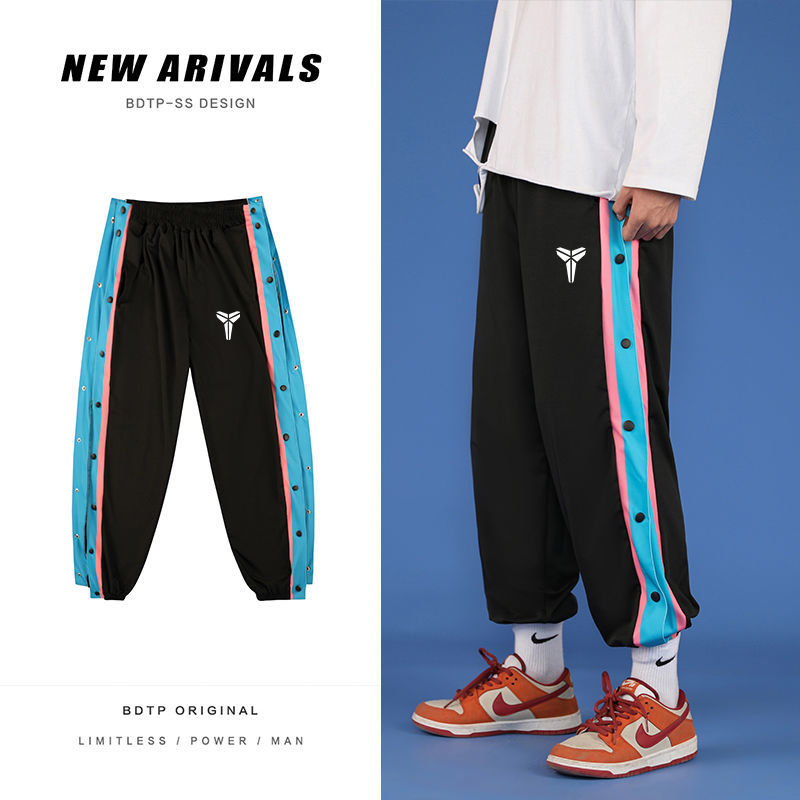 运动裤全开秒脱裤子中大童训练裤