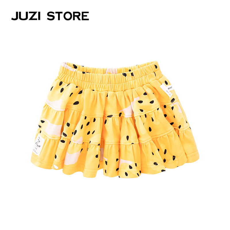 JUZI STORE童装纯棉细腻粗针夏日水果蓬蓬裙短裙女童1226403