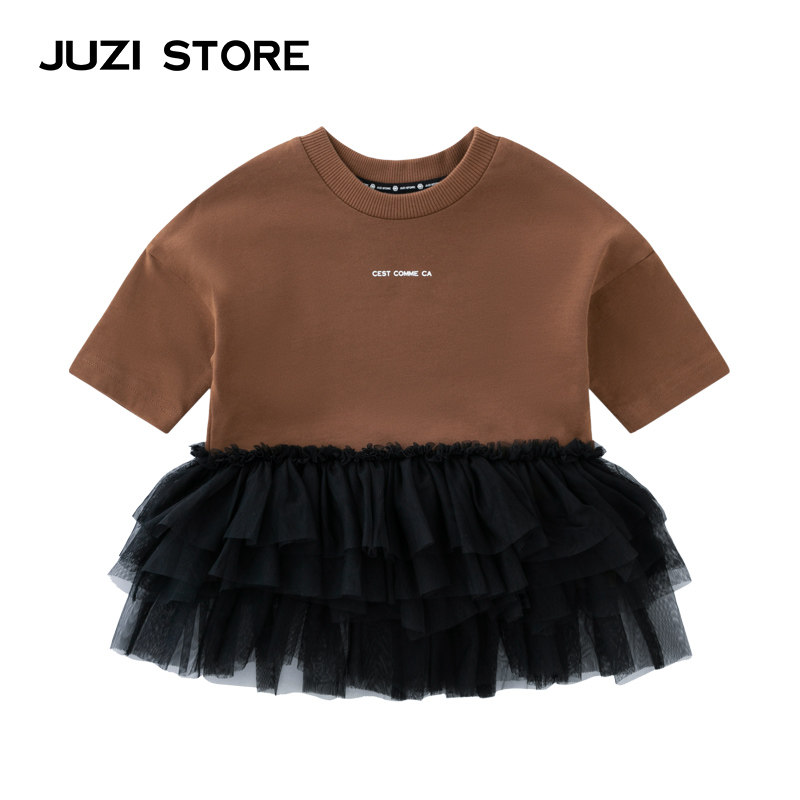 JUZISTORE网纱蓬蓬连衣裙