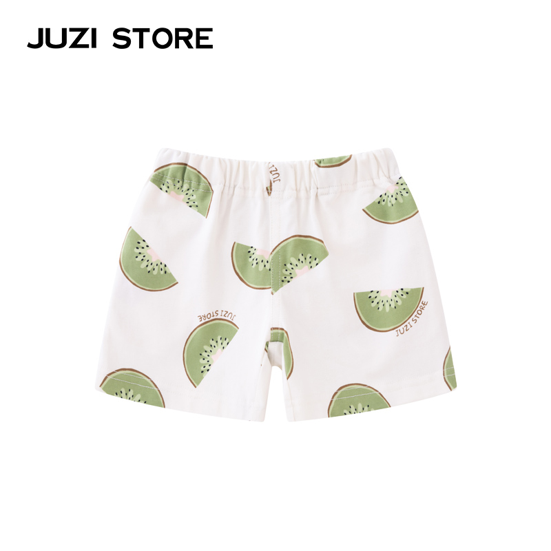 JUZI STORE童装纯棉细腻粗针夏日水果下装沙滩短裤男女童1