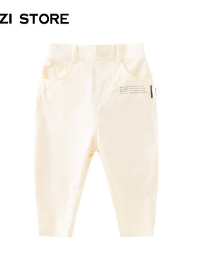 JUZI STORE童装春秋氨纶尼龙基本款下装长裤中性男童女童1010012