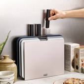 JosephJoseph新款 带刀菜板生熟分类站立砧板抗菌案板食品级切菜板