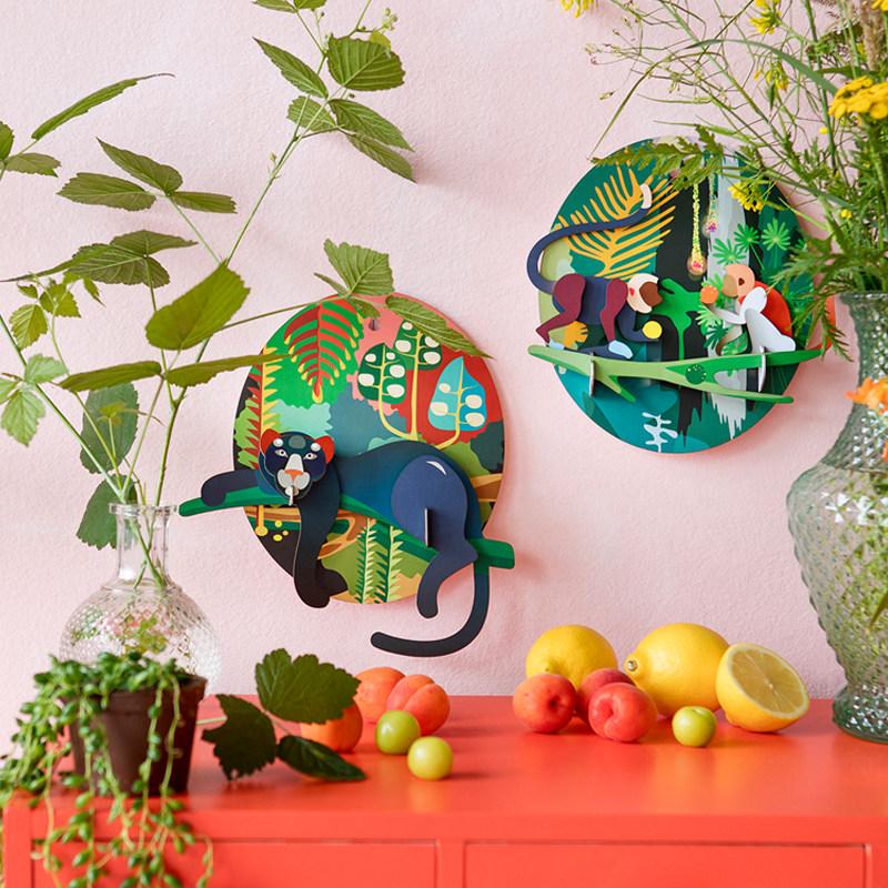 荷兰进口studio roof环保墙饰创意家居壁饰墙面装饰轻奢动物图案