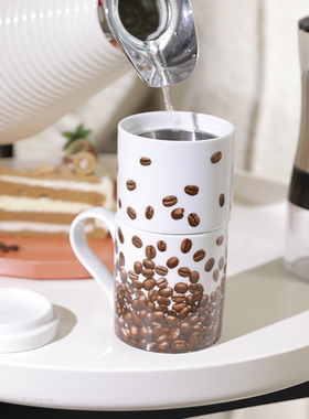 德国进口KONITZ家用陶瓷手冲咖啡杯套装单人下午茶咖啡壶咖啡滤杯