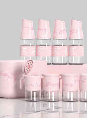 zuutii正品樱花粉系列2025年新品重力开合油壶不漏油防潮调料罐