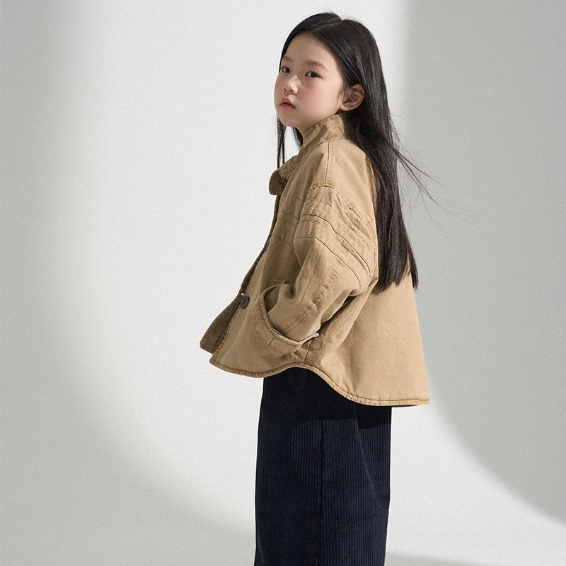 PISELLI史豌豆女童2025新款冬季加厚上衣儿童立领休闲夹棉外套潮,童装/婴儿装/亲子装,普通外套,淘宝优惠券,粉丝福利购,淘宝优惠卷