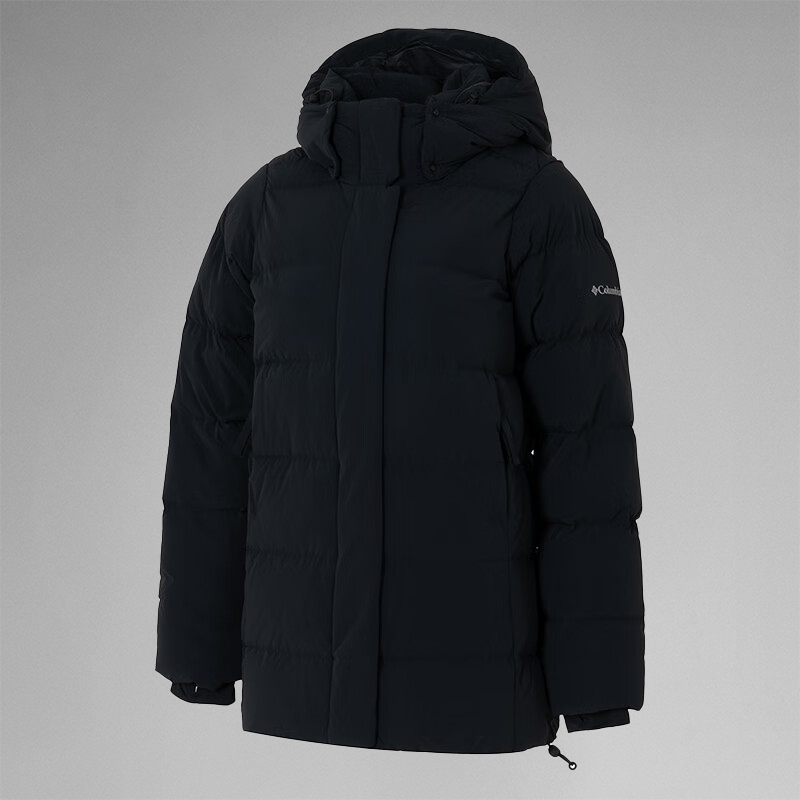 哥伦比亚女拒水保暖防寒羽绒服