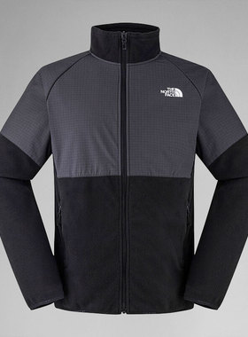 TheNorthFace北面25秋冬季Glacier抓绒衣男户外保暖可做内胆|8FHY