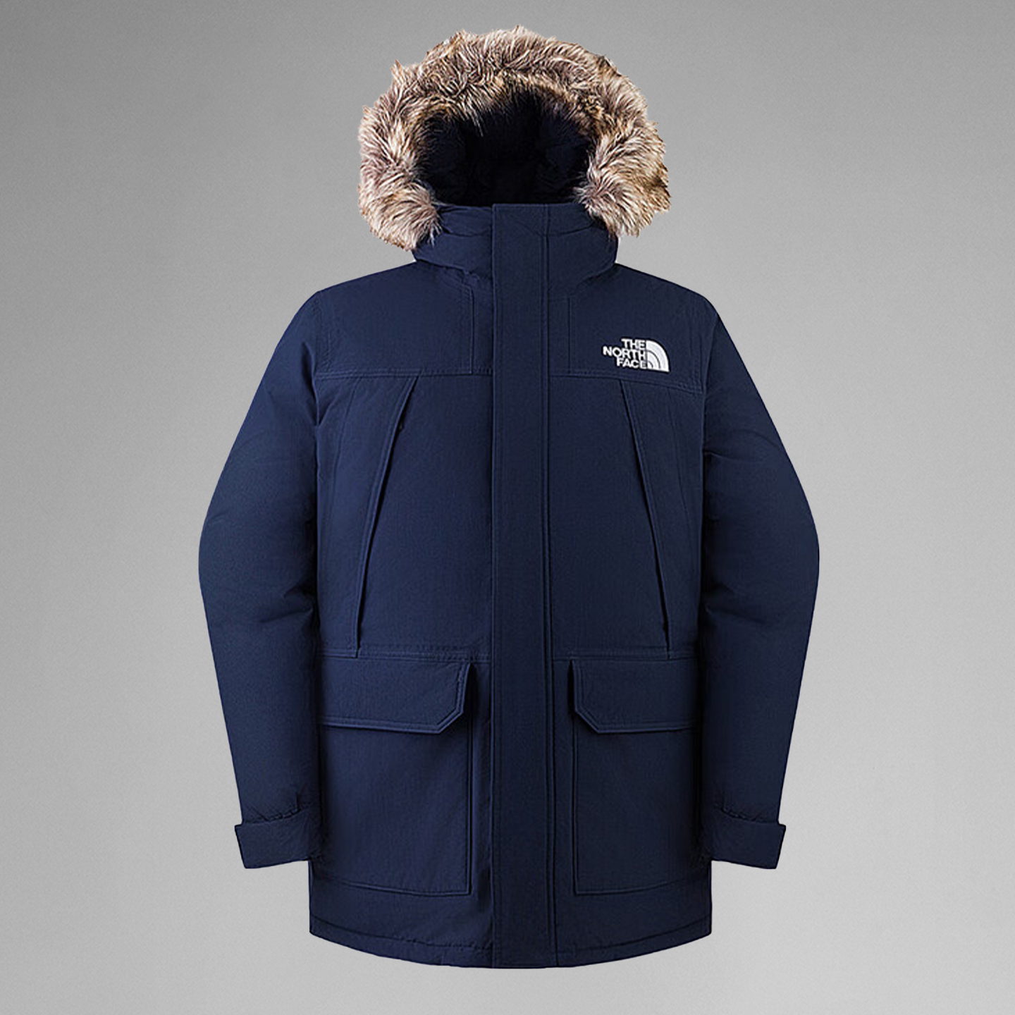 北面男中长款防水防风鹅绒羽绒服