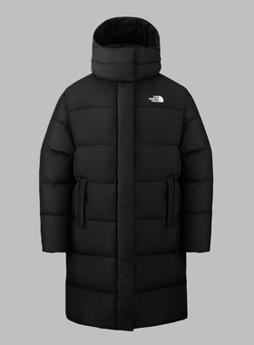 TheNorthFace北面羽绒服女25新款户外防泼水长款鹅绒可拆卸袖8ED7