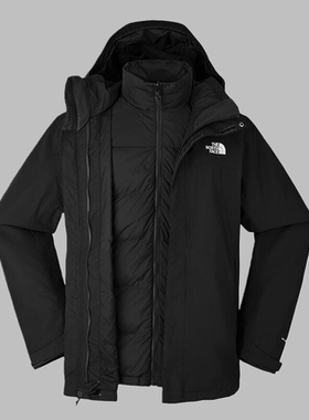 TheNorthFace北面三合一冲锋衣男25防水550蓬鹅绒羽绒内胆81QS