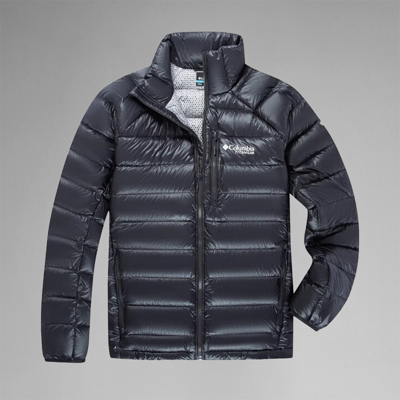 哥伦比亚男子户外鹅绒保暖羽绒服