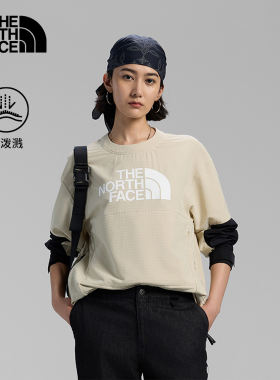 北面26秋冬女户外防泼水抓绒卫衣