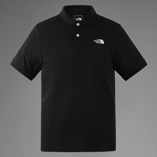 翻领POLO衫 87UX 户外纯棉短袖 TheNorthFace北面T恤男25春夏新款