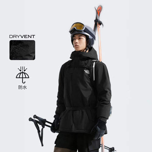 北面滑雪服男户外防水棉服外套