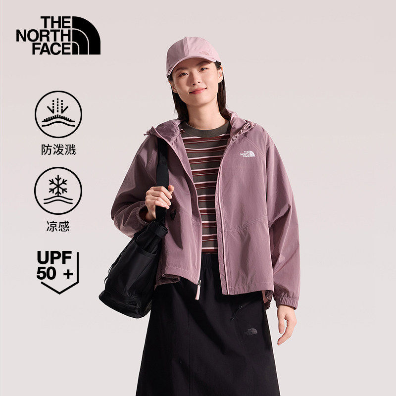 北面女士防泼水透气防晒夹克8FZT图片