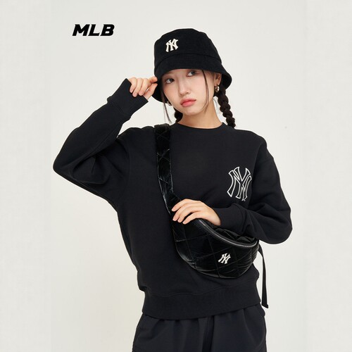MLB情侣纯色反光腰包斜挎包拎包