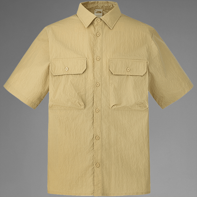 TheNorthFace短袖衬衫男防泼水