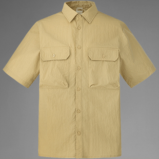 M66防风防泼水工装 男25新款 户外8C0W 衬衫 TheNorthFace北面短袖