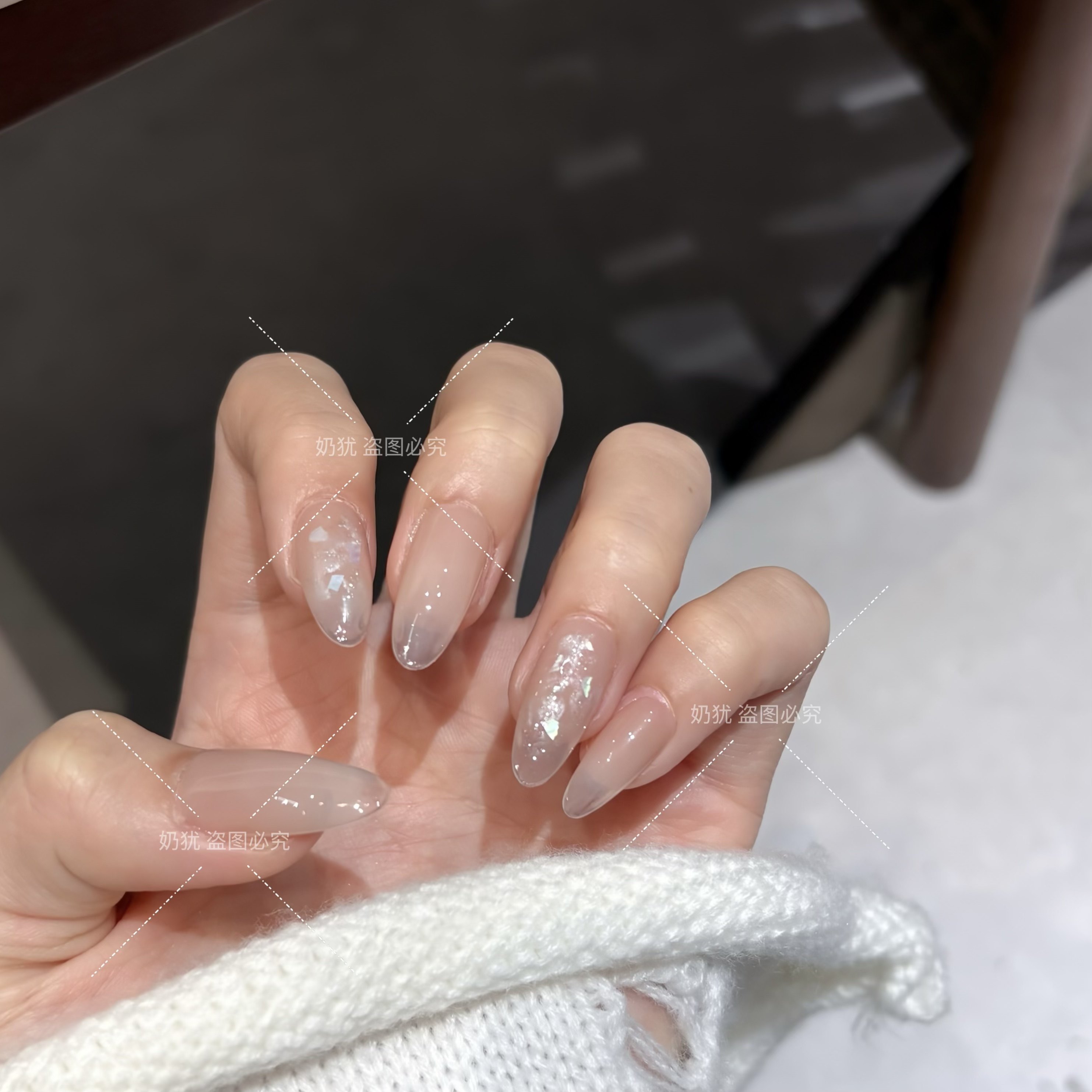 【A锻光锦贝】高级感裸色醋酸贝壳纯手工穿戴甲冰透氛围温柔美甲,彩妆/香水/美妆工具,穿戴甲/甲片,淘宝优惠券,粉丝福利购,淘宝优惠卷