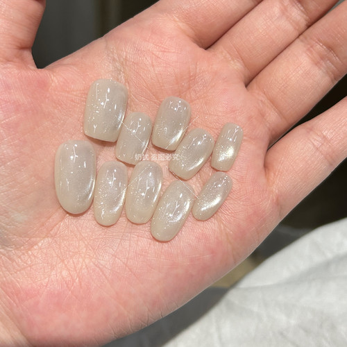 皎洁冰建构版超亮猫眼穿戴甲