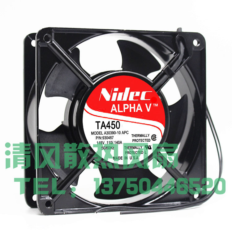 NIDEC TA450 A30390-10 A30122-10 115VAC 12CM/厘米轴流散热风扇