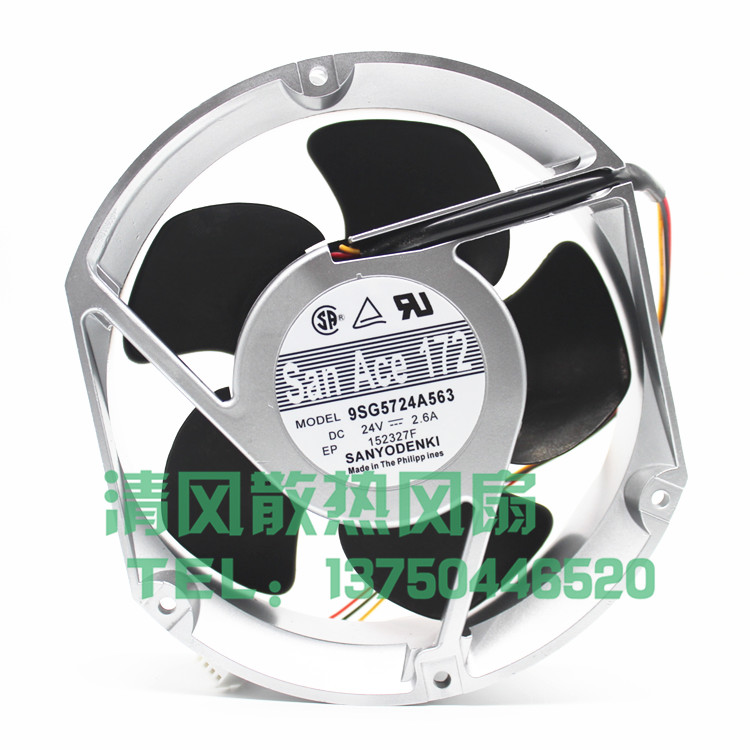 9SG5724A563 原装Sanyo/三洋 24V 2.6A 安川变频器专用风扇17251