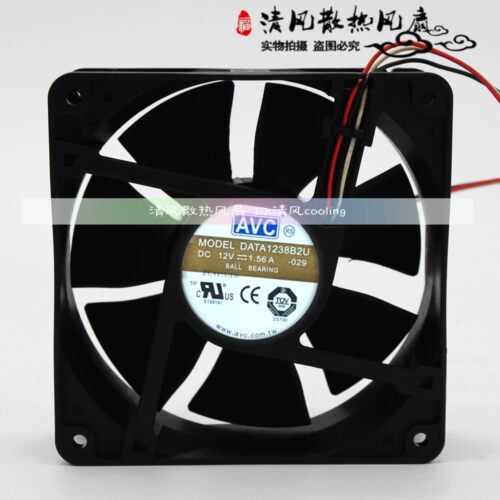 AVC 12038 DATA1238B2U 12V 1.56A 12CM/厘米 大风量 服务器风扇