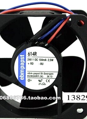 TYP 614R 24V 104mA 2.5W 6025 6厘米 变频器 轴流机箱风扇